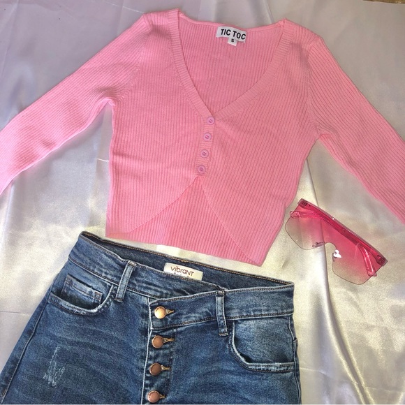 🌸Carina Ribbed Crop Top🌸 - Picture 4 of 6